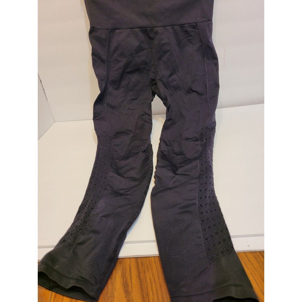 Fabletics Seamless Mesh Leggings Womens M Black Excellent High Waisted LG1935205